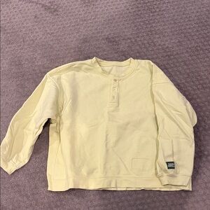 Light yellow Daily Drills Henly Sweatshirt in XS/S